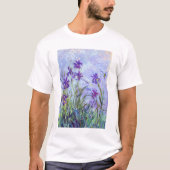 Claude Monet - Lilac Irises / Iris Mauves T-Shirt (Vorderseite)