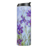 Claude Monet - Lilac Irises / Iris Mauves Thermosbecher (Nach links gedreht)
