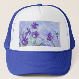 Claude Monet - Lilac Irises / Iris Mauves Truckerkappe