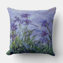 Claude Monet Lilac Irises Kissen