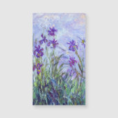 Claude Monet - Lilac Irises Magnetkarte (Vorderseite)