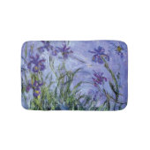 Claude Monet - Lilac Irises Mauves 1917 Badematte (Vorderseite)