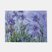 Claude Monet - Lilac Irises Mauves 1917 Fußmatte (Vorderseite)