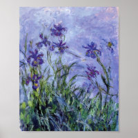 Claude Monet - Lilac Irises Mauves 1917
