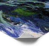 Claude Monet Lilac Irises Poster (Ecke)