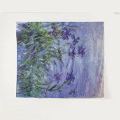 Claude Monet Lilac Irises Wandteppich (Vorderseite (Horizontal))