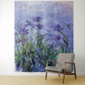 Claude Monet Lilac Irises Wandteppich (Beispiel)