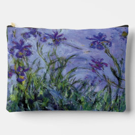 Claude Monet Lilac Irises Zubehörtasche