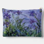 Claude Monet Lilac Irises Zubehörtasche (Rückseite)