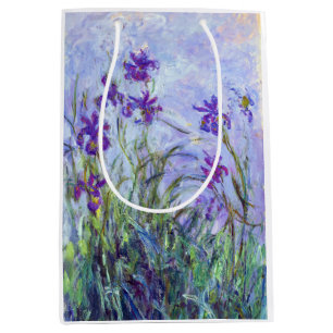 Claude Monet - Lilafarbene Schwertlilien / Iris Ma Mittlere Geschenktüte