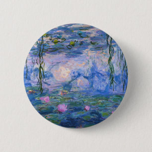 Claude Monet - Lilies Button