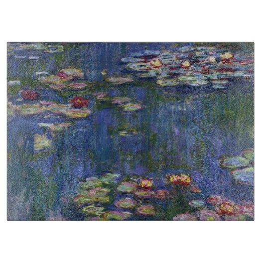 Claude Monet - Lilies Schneidebrett (Vorderseite)