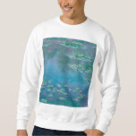 Claude Monet - Lilies Sweatshirt<br><div class="desc">Claude Monet - Water Lilies 1906</div>