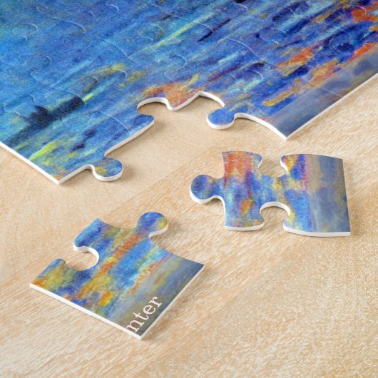 Claude Monet - London-Parlament im Winter Puzzle (Seite)