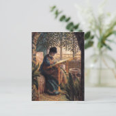 Claude Monet: Madame Monet Sticken Postkarte (Stehend Vorderseite)