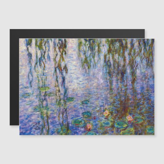 Claude Monet - Magnetkarte für Wasserliesen (Vorne/Hinten)