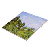 Claude Monet Malerei am Meer, Fliese (Seite)