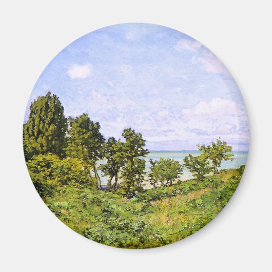 Claude Monet Malerei, Am Meer, Magnet (Vorne)