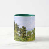 Claude Monet Malerei am Meer, Tasse (Zentrum)