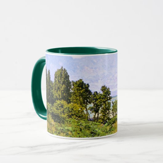 Claude Monet Malerei am Meer, Tasse (Vorderseite Links)