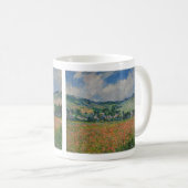 Claude Monet Malerei, Mohnfeld in Giverny Kaffeetasse (VorderseiteRechts)
