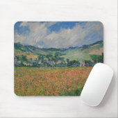 Claude Monet Malerei, Mohnfeld in Giverny Mousepad (Mit Mouse)