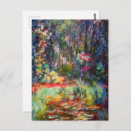 Claude Monet Malerei Vintag Art Postkarte (Vorne/Hinten)