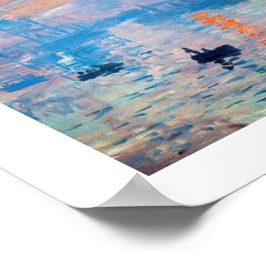 Claude Monet Masterpiece Patchwork Poster (Ecke)