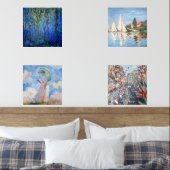 Claude Monet Masterstückauswahl Bilderwand Sets (Schlafzimmer)