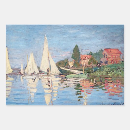 Claude Monet Masterstückauswahl Geschenkpapier Set (Vorderseite)