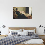 Claude Monet | Meditation oder Madame Monet Leinwanddruck (Insitu (Schlafzimmer))