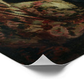 Claude Monet | Meditation oder Madame Monet Poster (Ecke)