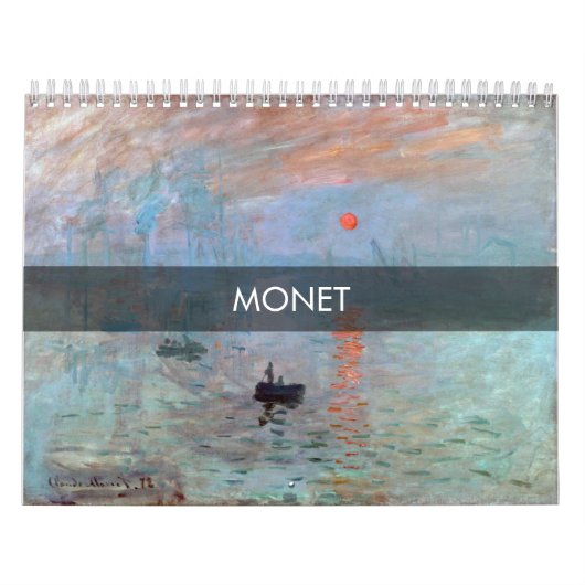Claude Monet Meisterwerk Kalender (Titelbild)
