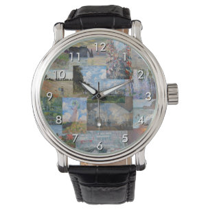 Claude Monet - Meisterwerke Patchwork Armbanduhr