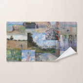 Claude Monet - Meisterwerke Patchwork Badhandtuch Set (Handtuch)