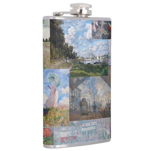 Claude Monet - Meisterwerke Patchwork Flachmann (Rechts)