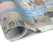 Claude Monet - Meisterwerke Patchwork Geschenkpapier (Rolleneckpunkt)