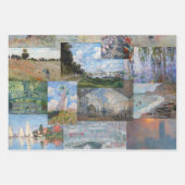 Claude Monet - Meisterwerke Patchwork Geschenkpapier Set (Vorderseite 3)