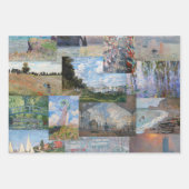Claude Monet - Meisterwerke Patchwork Geschenkpapier Set (Vorderseite 2)