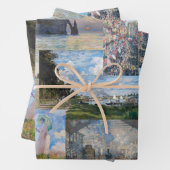 Claude Monet - Meisterwerke Patchwork Geschenkpapier Set (Beispiel)