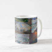 Claude Monet - Meisterwerke Patchwork Kaffeetasse (VorderseiteRechts)