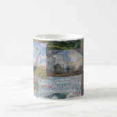 Claude Monet - Meisterwerke Patchwork Kaffeetasse (Mittel)