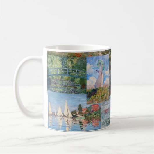 Claude Monet - Meisterwerke Patchwork Kaffeetasse (Links)
