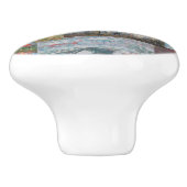 Claude Monet - Meisterwerke Patchwork Keramikknauf (Seitenansicht)