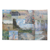 Claude Monet - Meisterwerke Patchwork Kissenbezug (Rückseite)