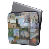 Claude Monet - Meisterwerke Patchwork Laptopschutzhülle (Vorderseite Links)