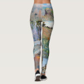 Claude Monet - Meisterwerke Patchwork Leggings (Rückseite)