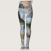 Claude Monet - Meisterwerke Patchwork Leggings (Vorderseite)