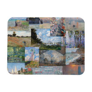 Claude Monet - Meisterwerke Patchwork Magnet