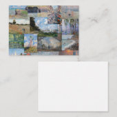 Claude Monet - Meisterwerke Patchwork Mitteilungskarte (Vorne/Hinten)